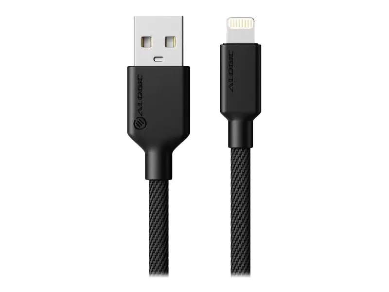 ALOGIC Elements Pro - Lightning-Kabel - USB männlich zu Lightning männlich - 2 m - Schwarz