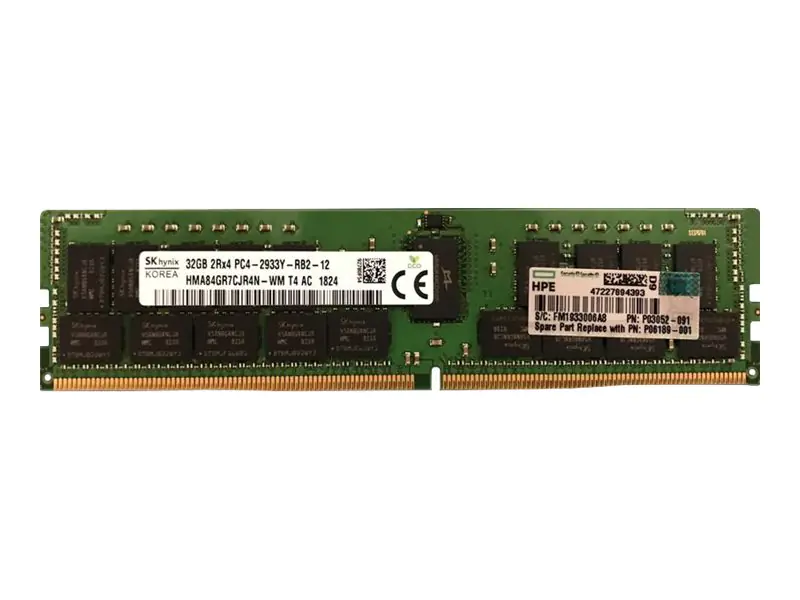 HPE SmartMemory - DDR4 - Modul - 32 GB - DIMM 288-PIN - 2933 MHz / PC4-23400 - CL21 - 1.2 V - registriert - ECC