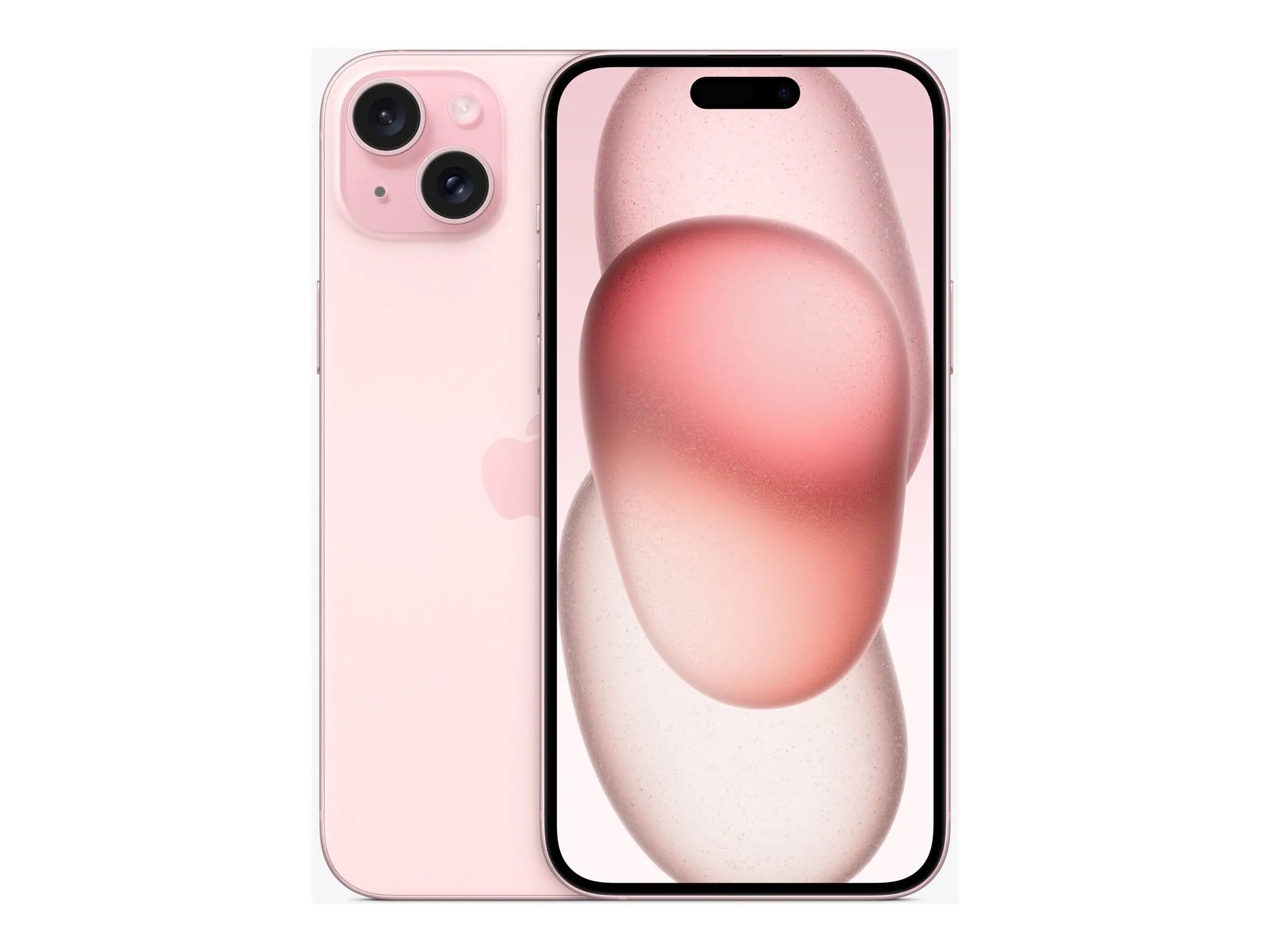 Apple iPhone 15 Plus - 5G Smartphone - Dual-SIM / Interner Speicher 256 GB - OLED-Display - 6.7" - 2796 x 1290 pixels - 2 x Rückkamera 48 MP, 12 MP - front camera 12 MP - pink