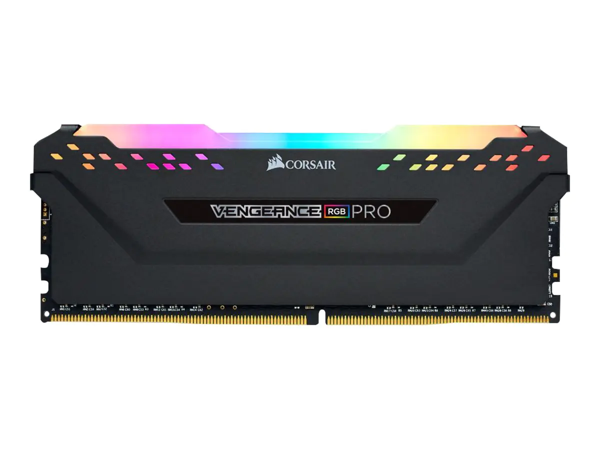 CORSAIR Vengeance RGB PRO - DDR4 - Modul - 16 GB - DIMM 288-PIN - 3600 MHz / PC4-28800 - CL18 - 1.35 V - ungepuffert - non-ECC - Schwarz