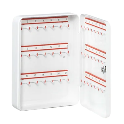 BURG-WÄCHTER Schlüsselschrank CS 42 23,5 x 31 x 7,5 cm (B x H x T) Stahlblech weiß