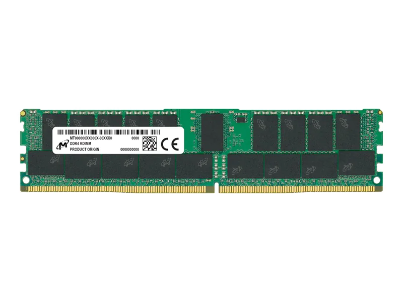 Micron - DDR4 - Modul - 64 GB - DIMM 288-PIN - 3200 MHz / PC4-25600 - CL22 - 1.2 V - registriert - ECC