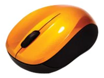 Verbatim Wireless Mouse GO NANO - Maus - optisch - kabellos - RF - kabelloser Empfänger (USB) - Volcanic Orange