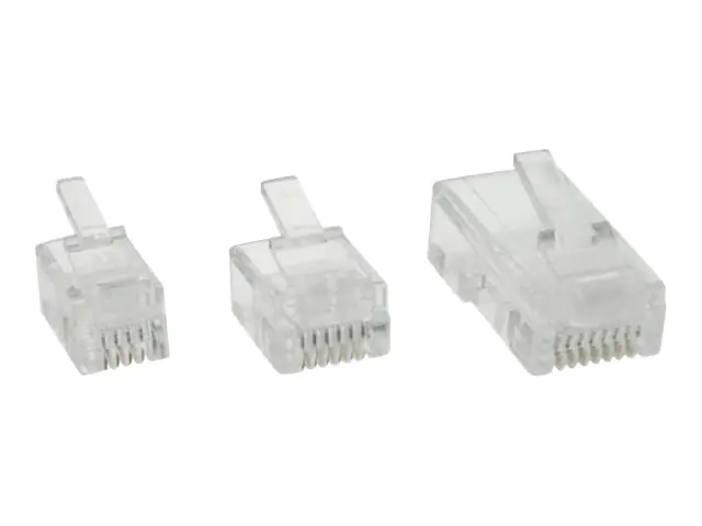 InLine - Netzwerkanschluss - RJ-45 (M) - UTP (Packung mit 100)