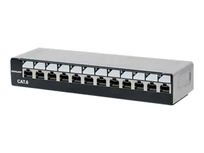 Intellinet Abschließbares 12-Port Cat6 Patchpanel