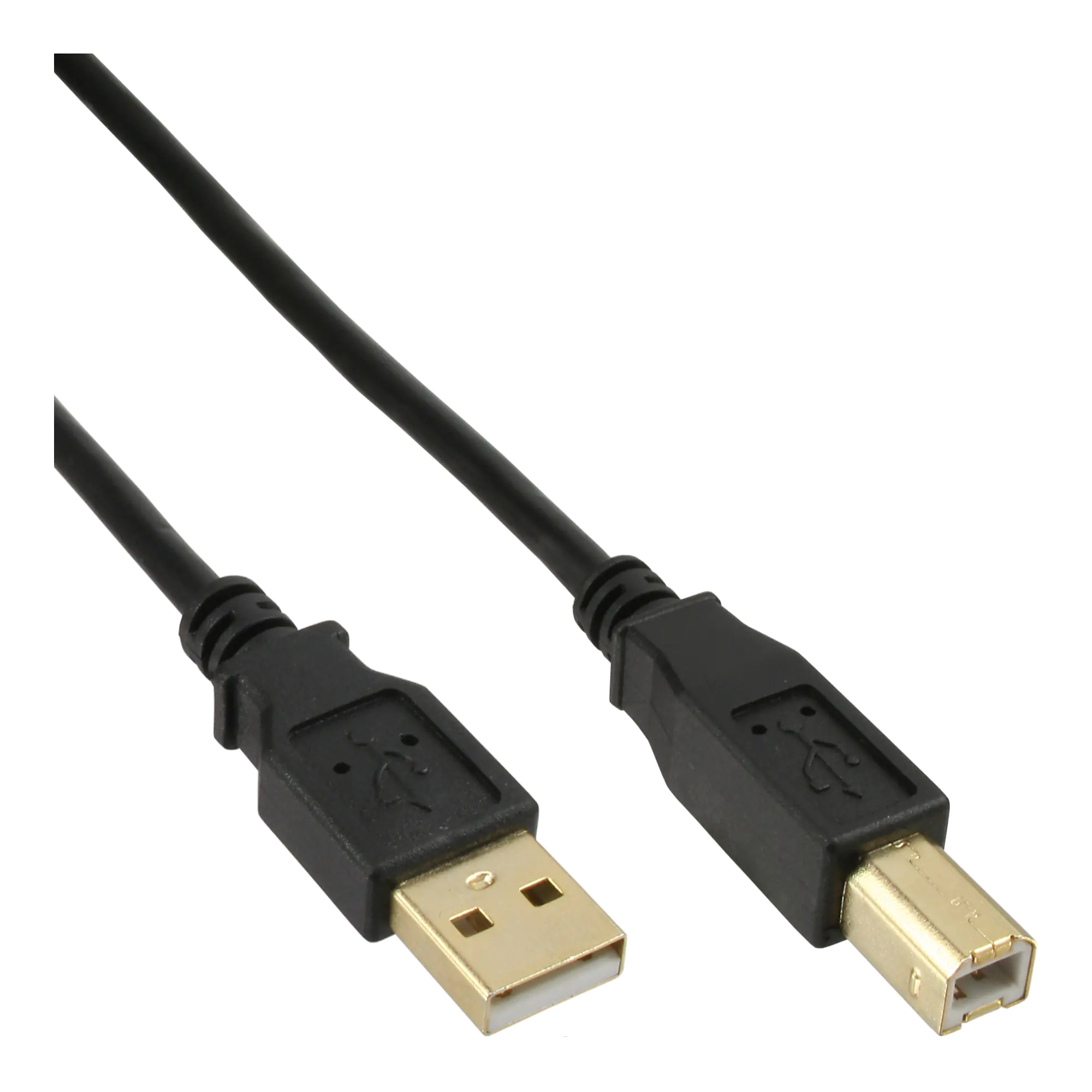 InLine USB 2.0 cable - USB-Kabel - USB (M) zu USB Typ B (M) - 2 m - Schwarz