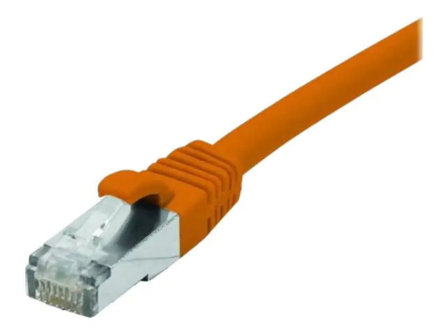 exertis Connect - Patch-Kabel - RJ-45 (M) zu RJ-45 (M) - 30 cm - SFTP, PiMF - CAT 6a - geschirmt, halogenfrei, ohne Haken - orange