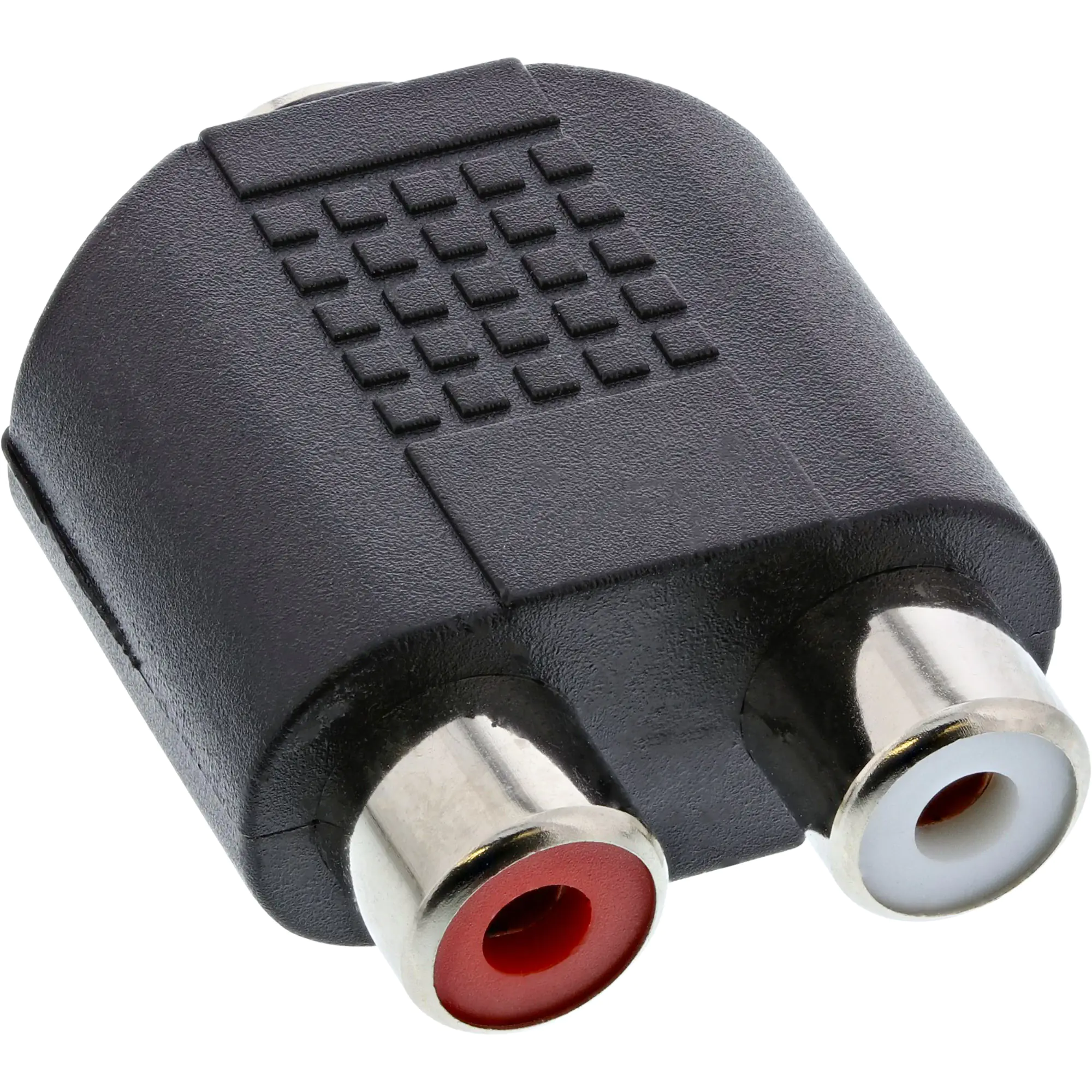 InLine - Audio-Adapter - mini-phone stereo 3.5 mm weiblich zu RCA x 2 weiblich - Schwarz