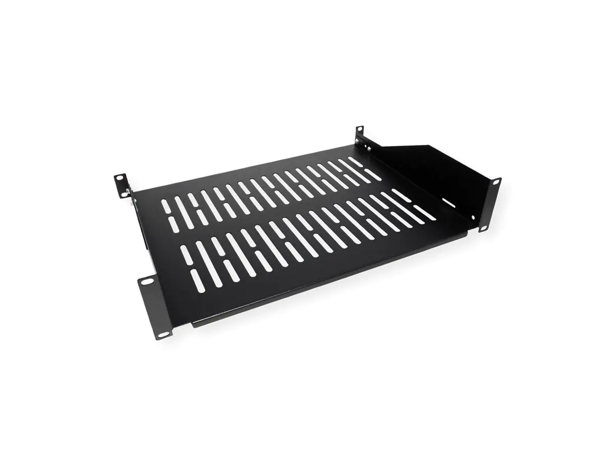 VALUE Rack - Regal - fest, 485 x 350 mm - Schwarz - 2U - 48.3 cm (19") 26.99.0406