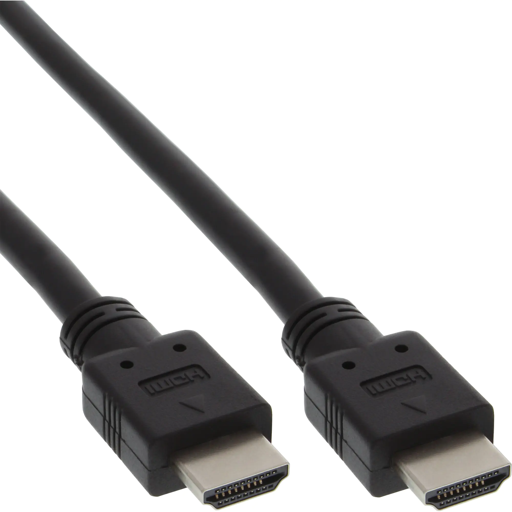InLine - Highspeed - HDMI-Kabel mit Ethernet - HDMI männlich zu HDMI männlich - 2 m - Schwarz (Packung mit 30)