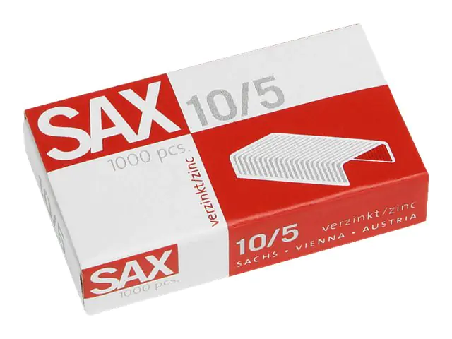 Sax Heftklammern - 10/5 - Metalldraht, verzinktes 1-105-00