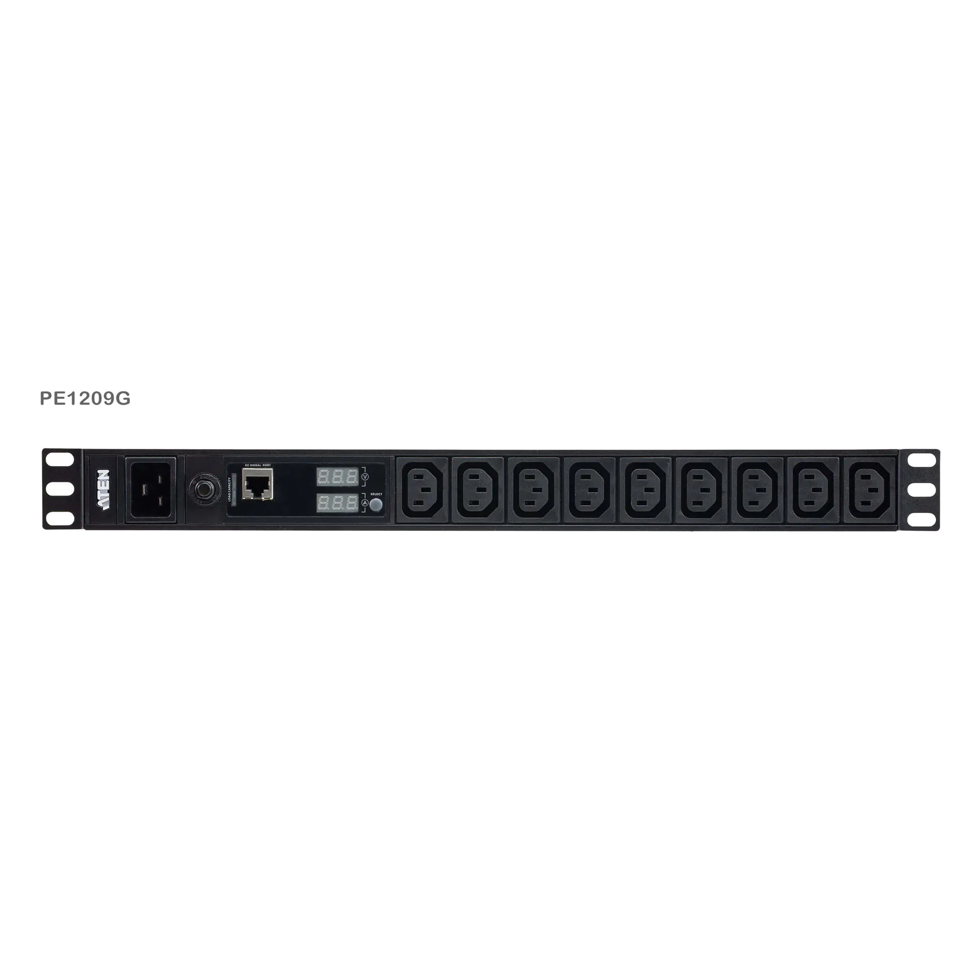 ATEN PE1209G 19" Basis-PDU mit Messfunktion IEC-C20 zu 9x IEC-C13 - KVM - Strom/Netzteil
