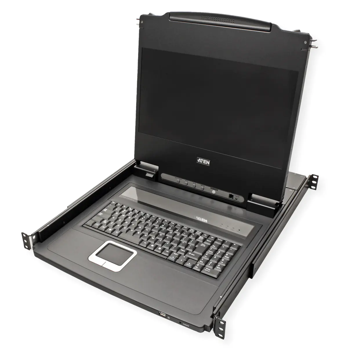 ATEN CL6700MW IT 42cm Widescreen Tastaturlayout Italien - KVM-Umschalter - DVI