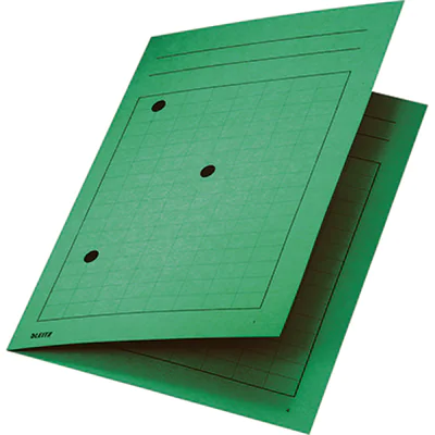 Leitz Umlaufmappe 39980055 DIN A4 3Sichtlöcher Karton grün