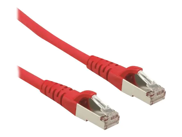Roline - Patch-Kabel - RJ-45 (M) bis RJ-45 (M) - 50 cm - SFTP, PiMF - CAT 6a - Rot