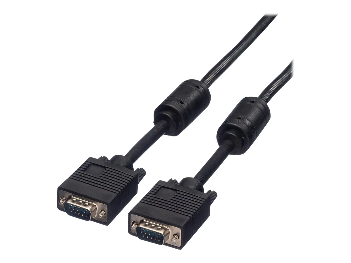 Roline - VGA-Kabel - HD-15 (VGA) (M) zu HD-15 (VGA) (M) - 20 m - Daumenschrauben