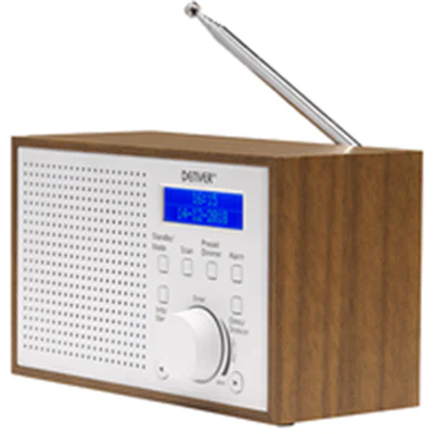 DENVER DAB-46 - Tragbares DAB-Radio - 2 Watt - weiß
