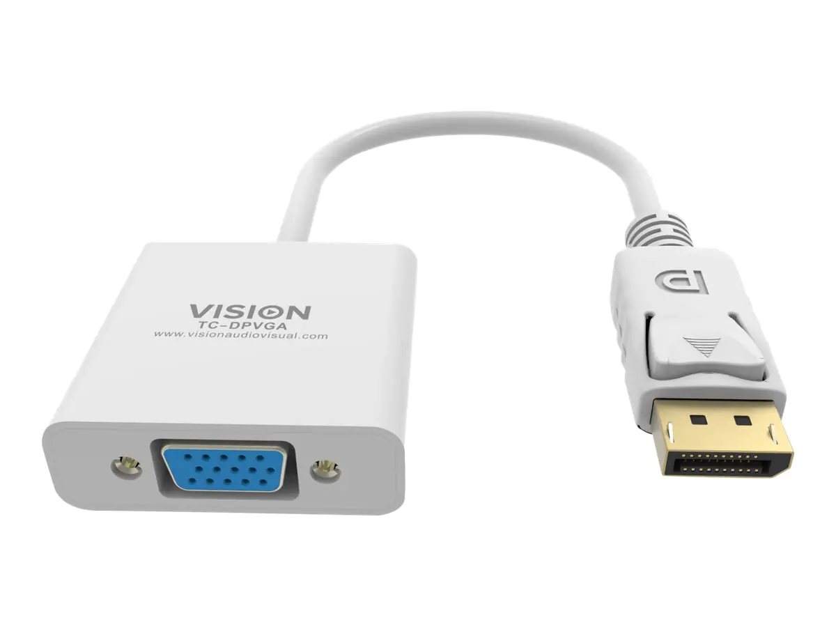 Vision - Videokonverter - DisplayPort - VGA - weiß