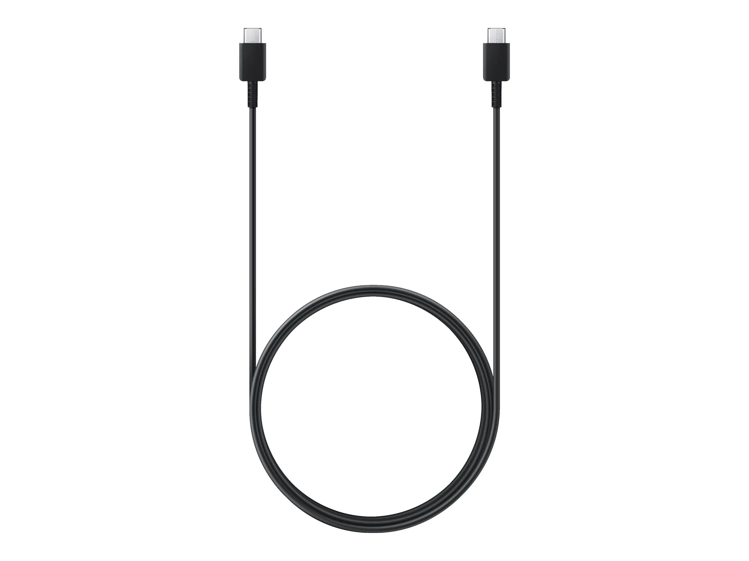 Samsung EP-DX310 - USB-Kabel - 24 pin USB-C (M) zu 24 pin USB-C (M) - USB 2.0 - 3 A - 1.8 m - USB Power Delivery (3A, 60W), Schnellladefunktion bis 25 W - Schwarz