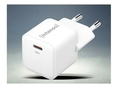 Intenso W30C - Netzteil - GaN - 30 Watt - 3 A - PD 3.0, QC 4.0, PD/PPS (24 pin USB-C)