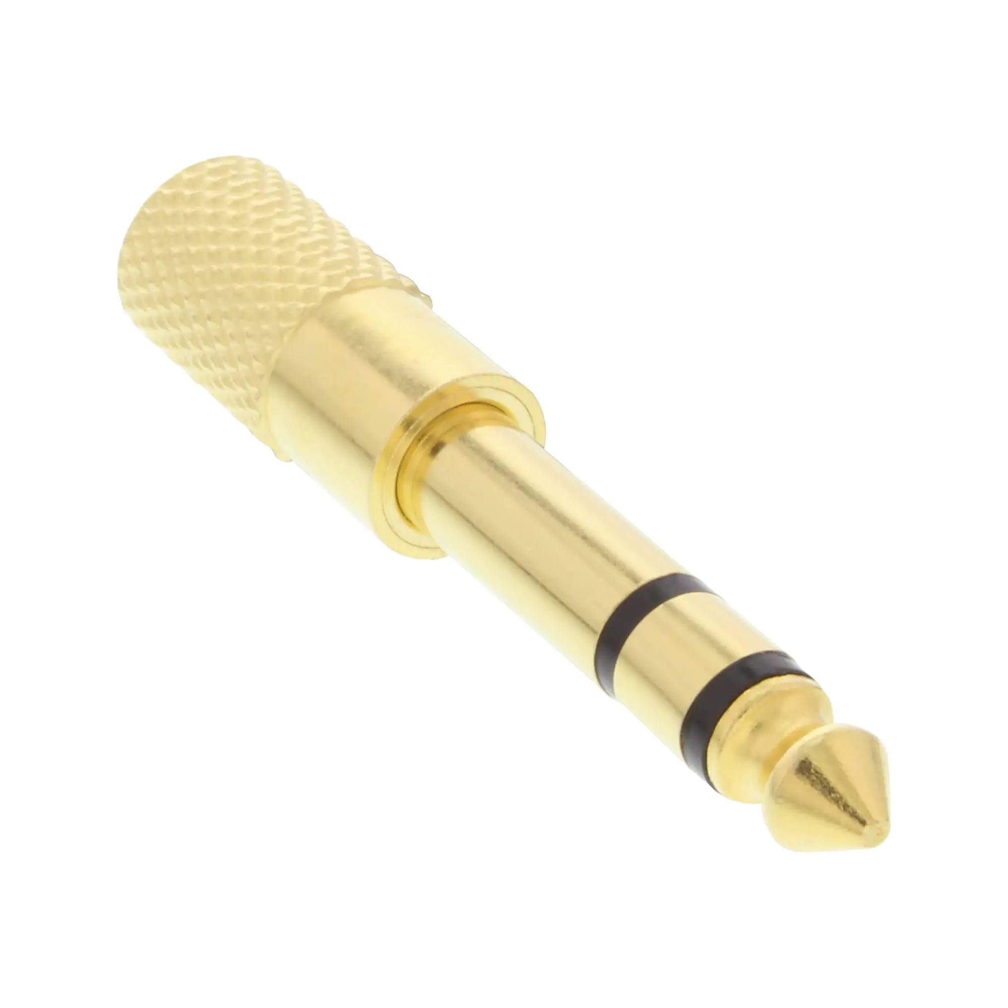 InLine - Audio-Adapter - Stereo-Stecker männlich zu mini-phone stereo 3.5 mm weiblich - Gold