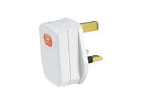 Bachmann - Netzanschluss - 3-polig (S) - 250 V - 13 A - weiß - Großbritannien