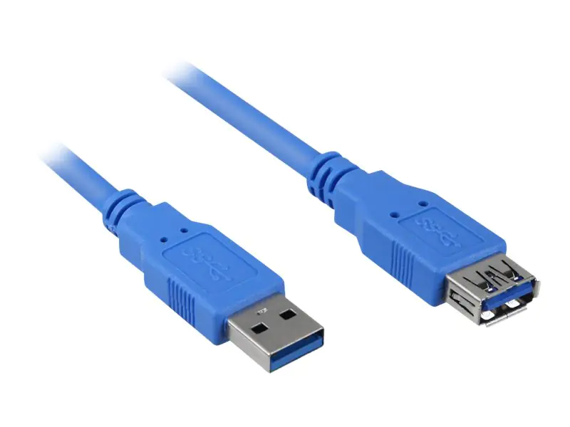 Sharkoon USB-Verlängerungskabel - USB Typ A (W) 4044951015696