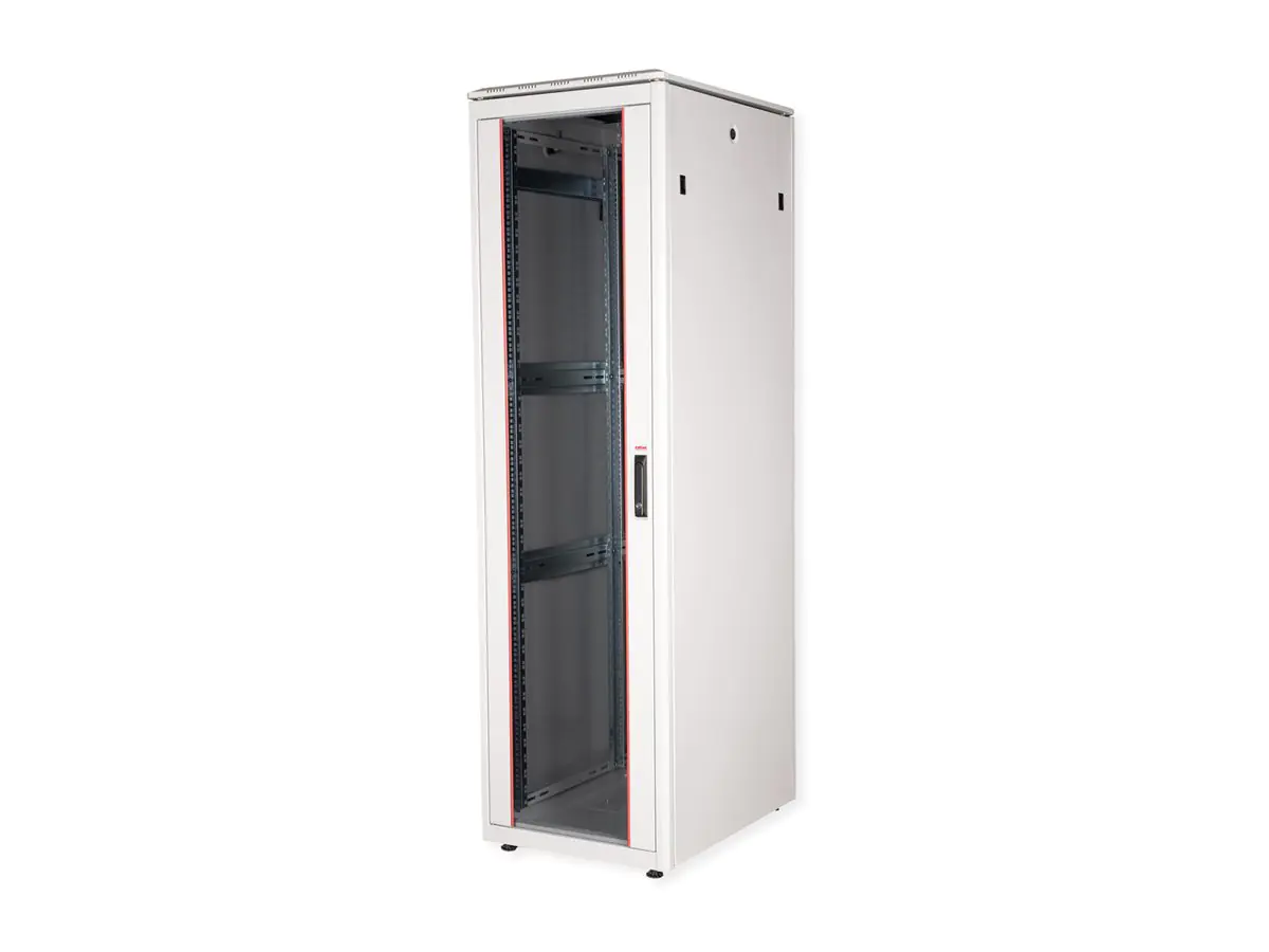 ROLINE Pro - Schrank Netzwerkschrank - mit Glastür, 600 x 800 mm (B x T) 26.21.0063