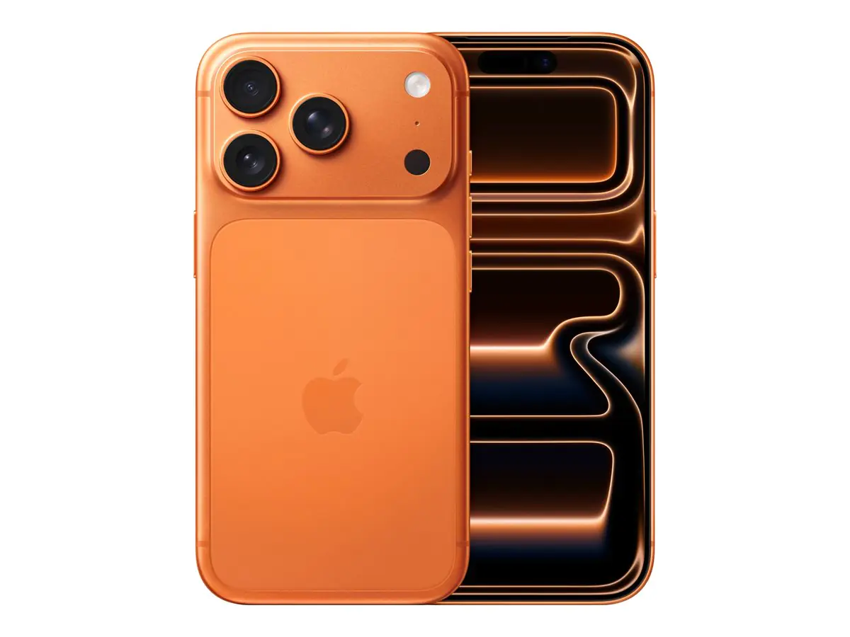 Apple iPhone 17 Pro - 5G Smartphone - Dual-SIM / Interner Speicher 1 TB - OLED-Display - 6.3" - 2622 x 1206 Pixel (120 Hz) - Triple-Kamera 48 MP, 48 MP, 48 MP - front camera 18 Megapixel - cosmic orange