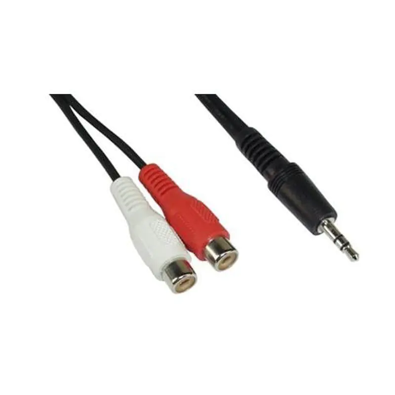 InLine - Audiokabel - Stereo Mini-Klinkenstecker männlich zu RCA weiblich - 2 m
