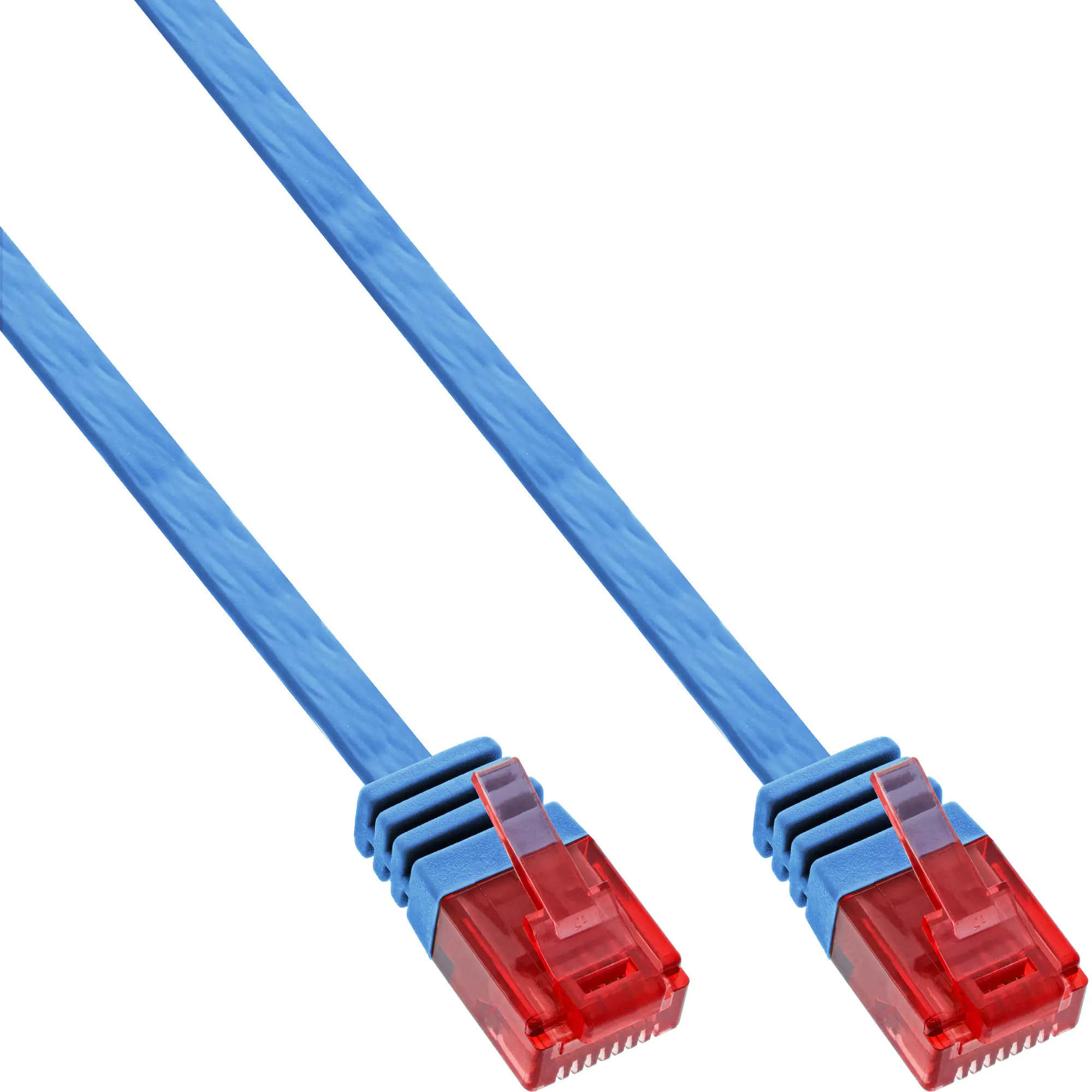 InLine - Patch-Kabel - RJ-45 (M) zu RJ-45 (M) - 2 m - UTP - CAT 6 - geformt, verseilt, flach - grün