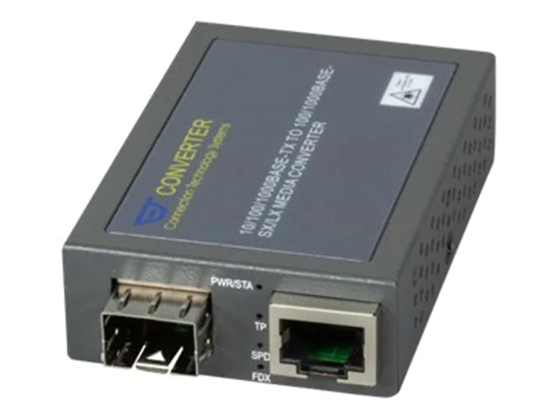 EFB Elektronik EFB-Elektronik CTS Compact - Medienkonverter - 1GbE - 10Base-T, 100Base-TX, 1000Base-T, 100Base-X, 1000Base-X - RJ-45 / SFP (mini-GBIC) MCT-3002SFP-DR
