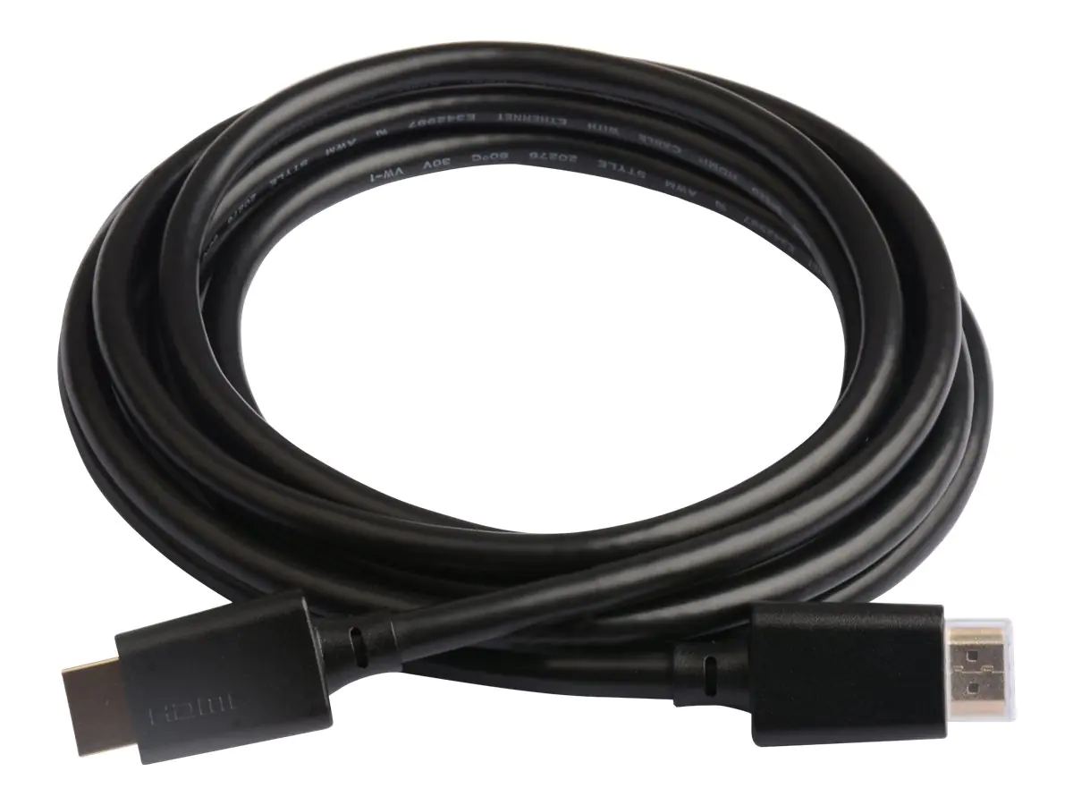 TECHly - Ultra High Speed - HDMI-Kabel mit Ethernet - HDMI männlich zu HDMI männlich - 2 m - Schwarz - 10K Unterstützung