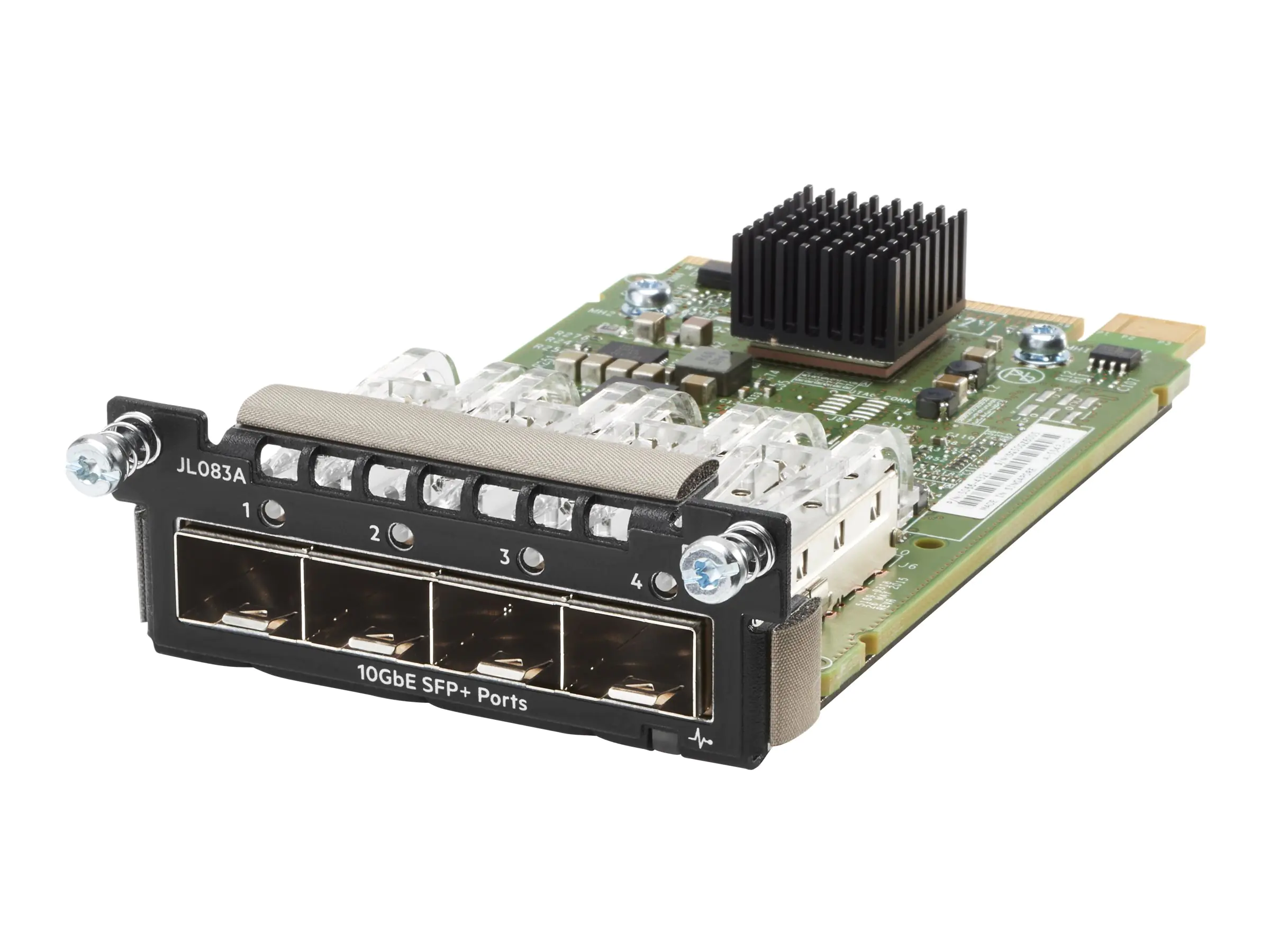HPE Aruba - Erweiterungsmodul - 10 Gigabit SFP+ x 4 - für HPE Aruba 2930M 24, 3810M 16SFP+, 3810M 24G, 3810M 48G