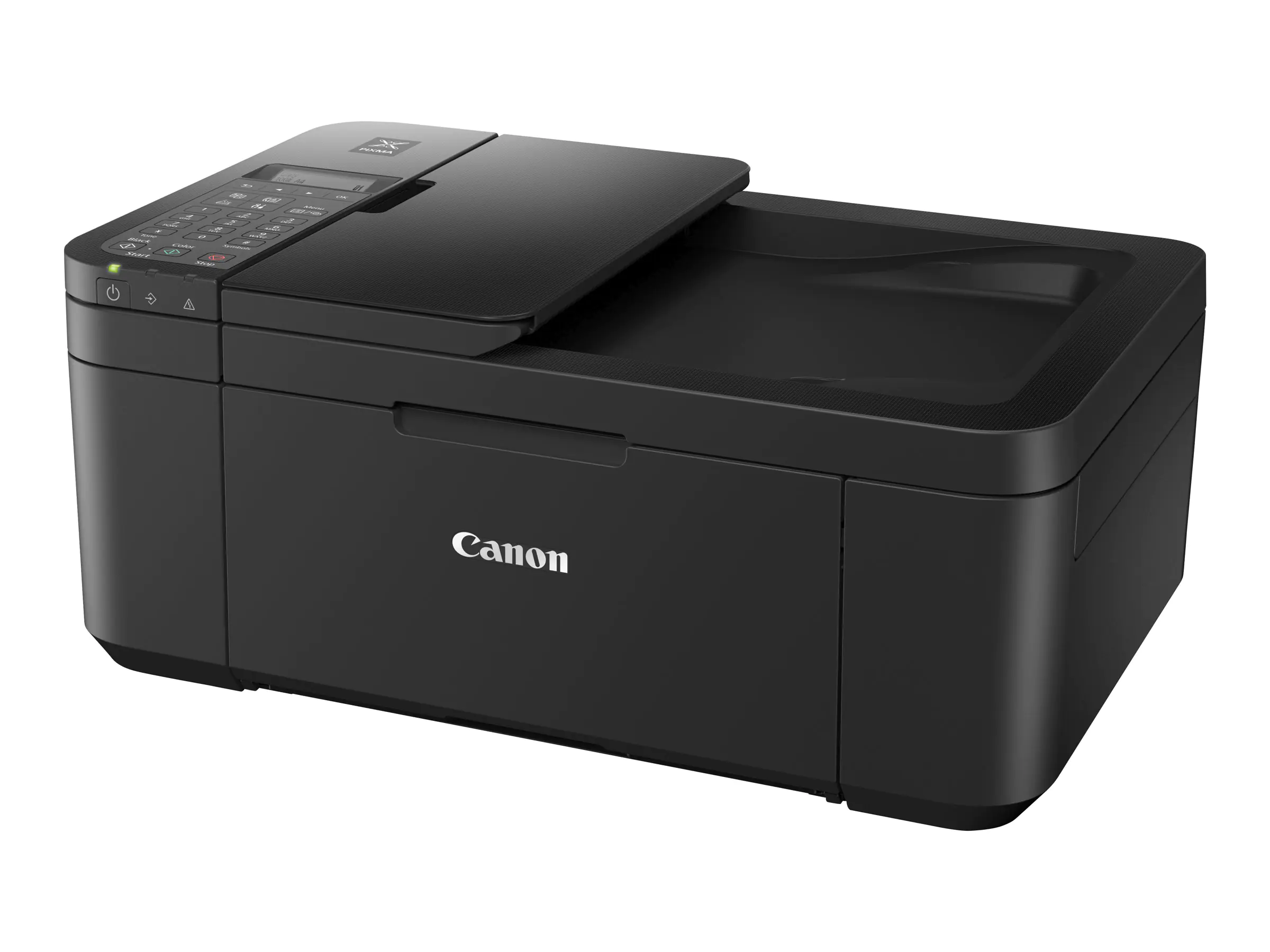 Canon PIXMA TR4550 - Multifunktionsdrucker - Farbe - Tintenstrahl - A4 (210 x 297 mm), Legal (216 x 356 mm) (Original) - A4/Legal (Medien) - bis zu 8.8 ipm (Drucken) - 100 Blatt - 33.6 Kbps - USB 2.0, Wi-Fi(n) - Schwarz