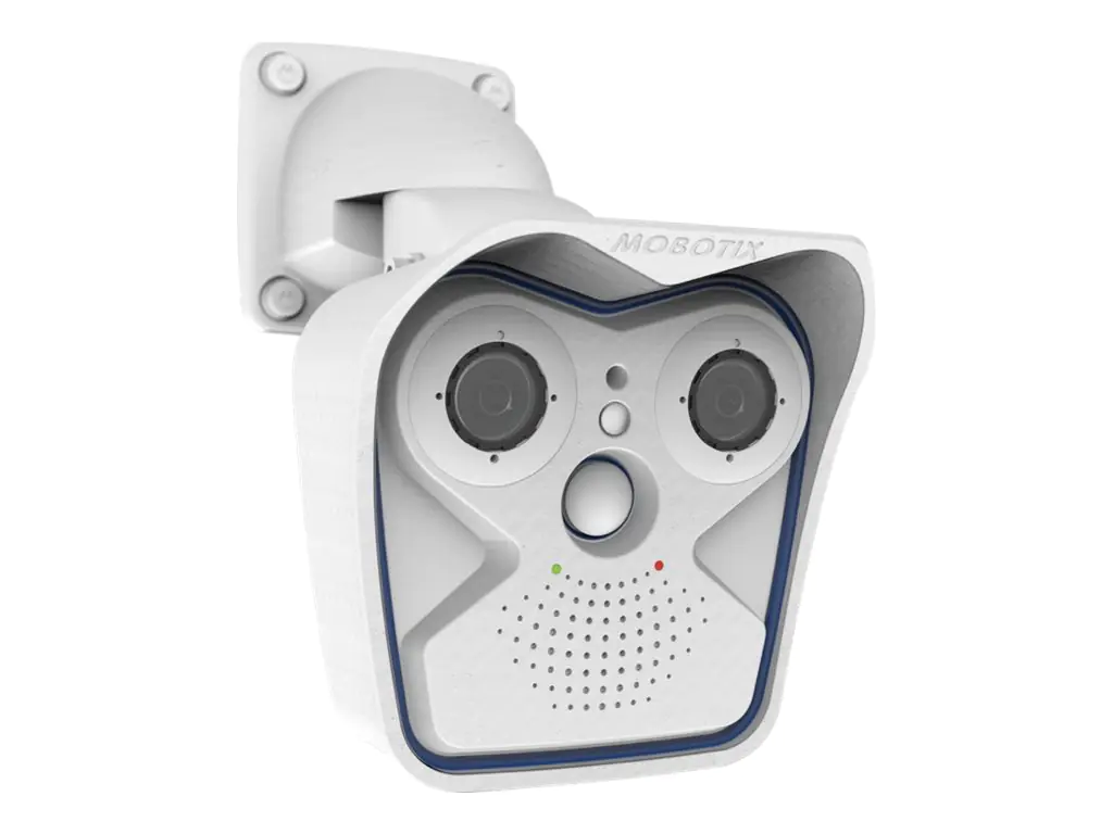 Mobotix AllroundDual Mx-M16B-6D6N119 - Netzwerk-Überwachungskamera - Außenbereich, Innenbereich - wetterfest - Farbe - 2 x 6.000.000 Pixel - 6144 x 2048 - feste Brennweite - Audio - LAN 10/100 - USB - MJPEG, H.264, MxPEG - PoE Class 3