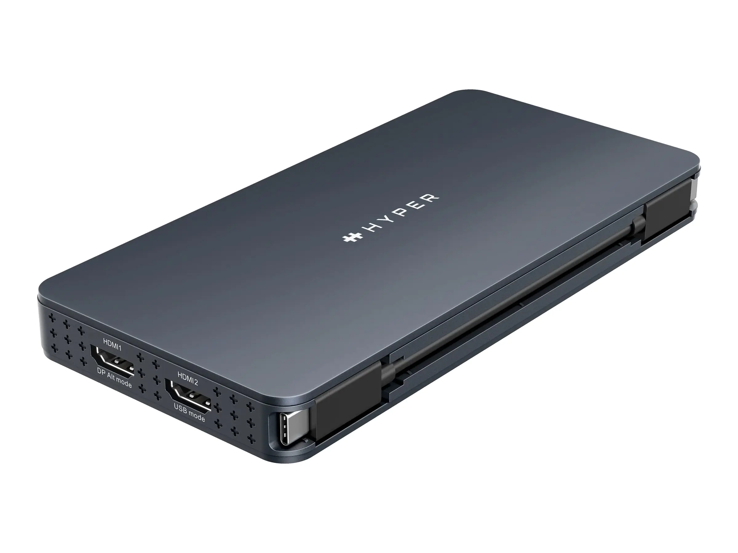 HyperDrive Next - Dockingstation - für Laptop, Notebook - USB-C - 2 x HDMI - 1GbE