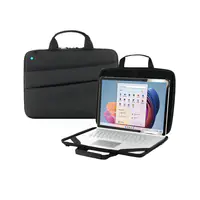 Mobilis THE ONE - Notebook-Tasche - Clamshell, 20 % recycelt - widerstandsfähig - 12.5" - 14" - Schwarz