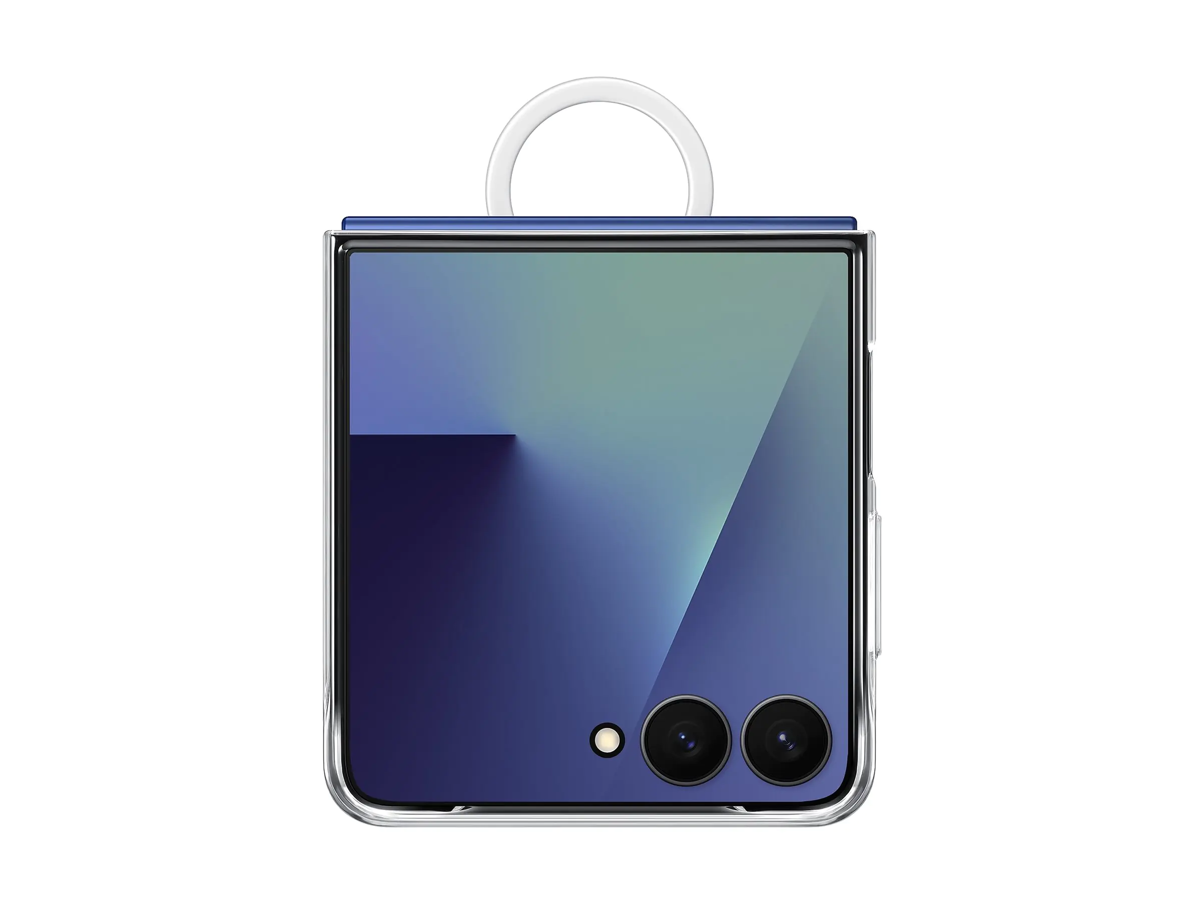 Samsung EF-QF766 - Hintere Abdeckung für Mobiltelefon - Polycarbonat (PC) - durchsichtig