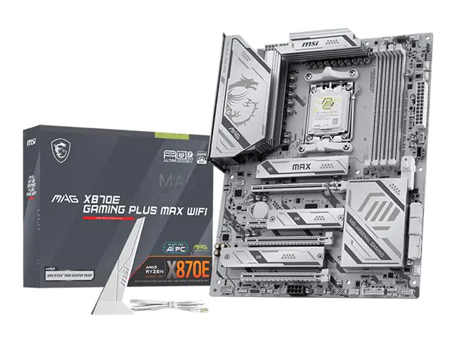 MSI MAG X870E GAMING PLUS MAX WIFI - Motherboard - ATX - Socket AM5 - AMD X870E Chipsatz - USB4,