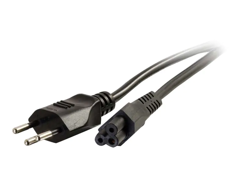 C2G Stromkabel 80647 2.00 m Schwarz