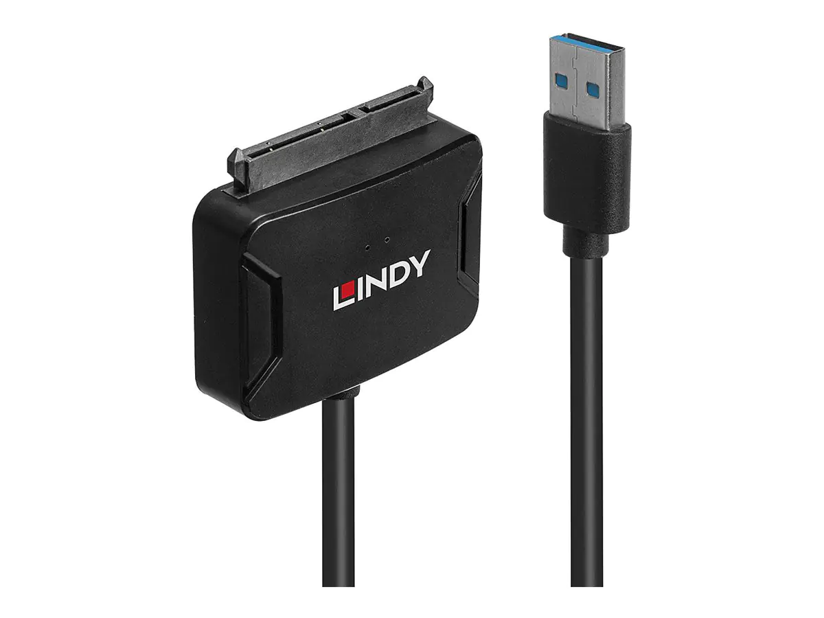Lindy - Speicher-Controller - SATA 6Gb/s - USB 3.1 (Gen 1) - Schwarz