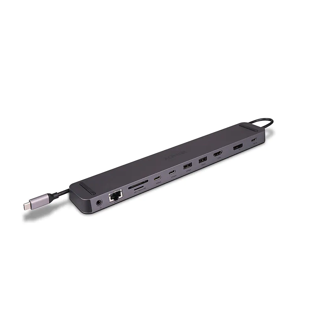 Lindy DST-Mini XT 810 - Dockingstation - für Laptop, Tablet, Smartphone - USB-C 3.2 Gen 1 / Thunderbolt 3 / Thunderbolt 4 - HDMI, DP - 1GbE - 100 Watt