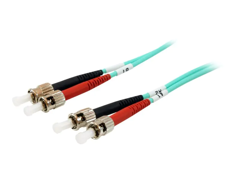 equip Pro - Patch-Kabel - ST multi-mode (M) zu ST multi-mode (M) - 20 m - Glasfaser - Duplex - 50/125 Mikrometer - OM3 - halogenfrei - orange