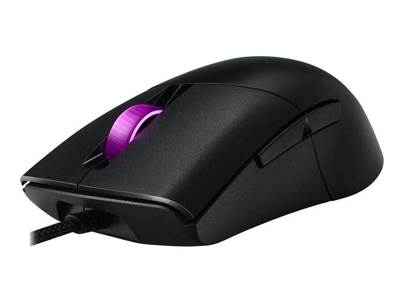 ASUS ROG Keris - Maus - Für Rechtshänder - optisch - 7 Tasten - kabelgebunden - USB - Schwarz