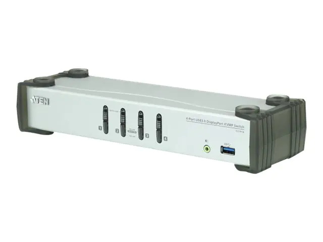 ATEN CS1914 KVMP Switch - KVM-/Audio-/USB-Switch - 4 x KVM/Audio/USB - 1 lokaler Benutzer - Desktop