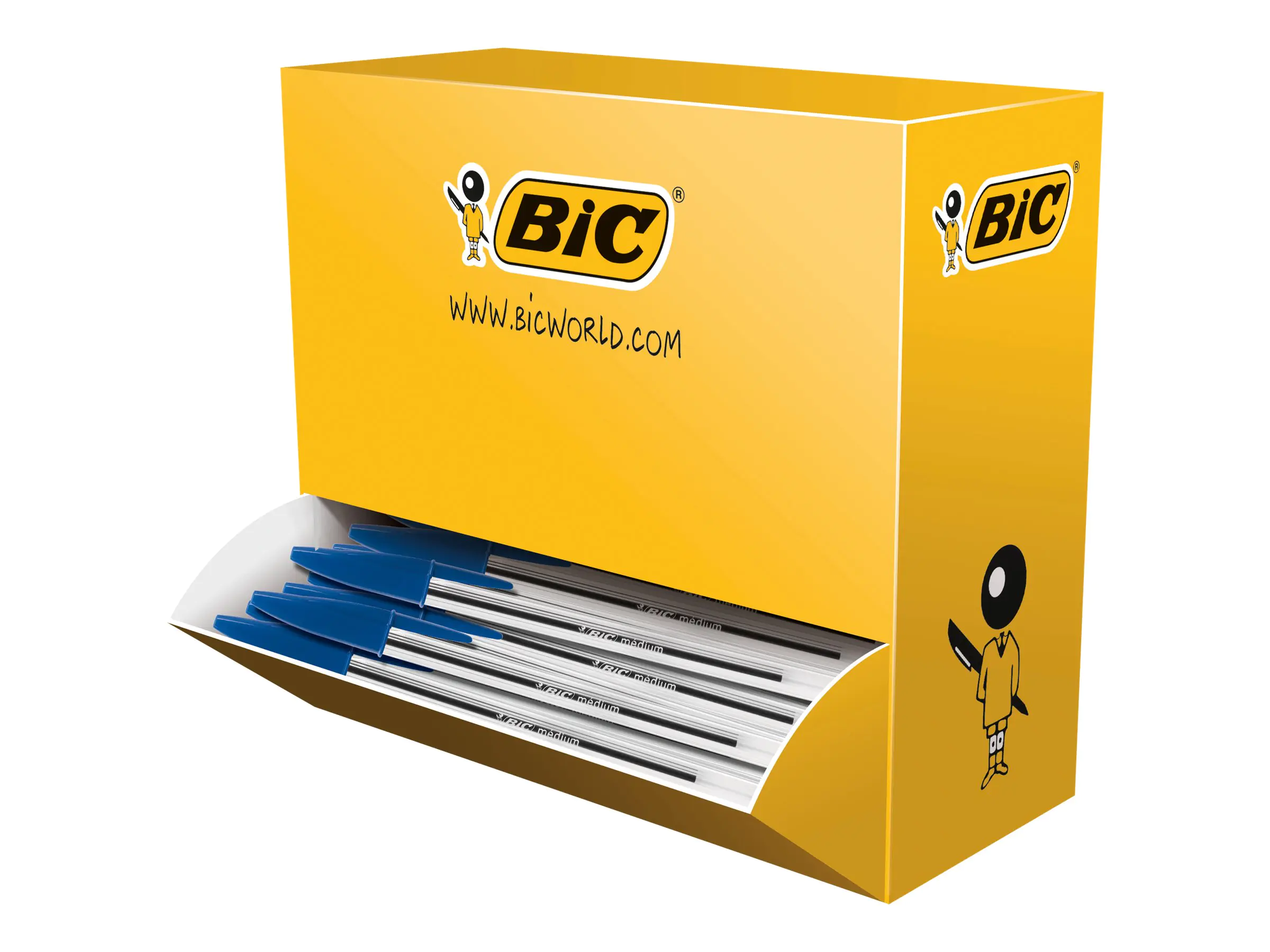 BIC Cristal - Kugelschreiber - Blau - 1 mm - Mittel (Packung mit 100) 896039