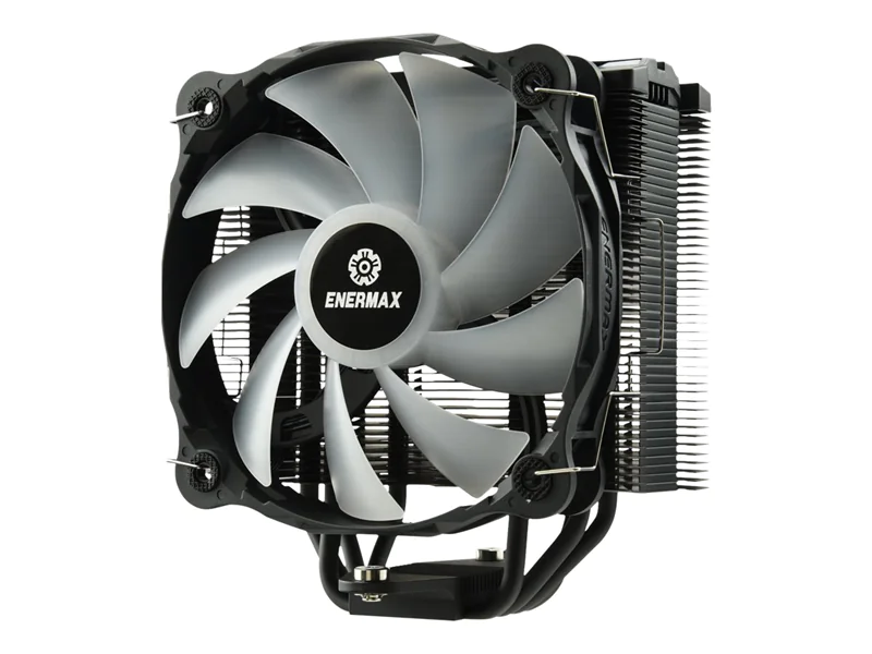 Enermax ETS-F40-FS - Prozessor-Luftkühler - (für: LGA775, LGA1156, AM2, AM2+, LGA1366, AM3, LGA1155, AM3+, FM1, FM2, LGA1150, FM2+, LGA1151, LGA2011 (Square ILM), LGA2011-3 (Square ILM), AM4, LGA2066, LGA1200) - Aluminium-Lamellen - 140 mm - Schwarz