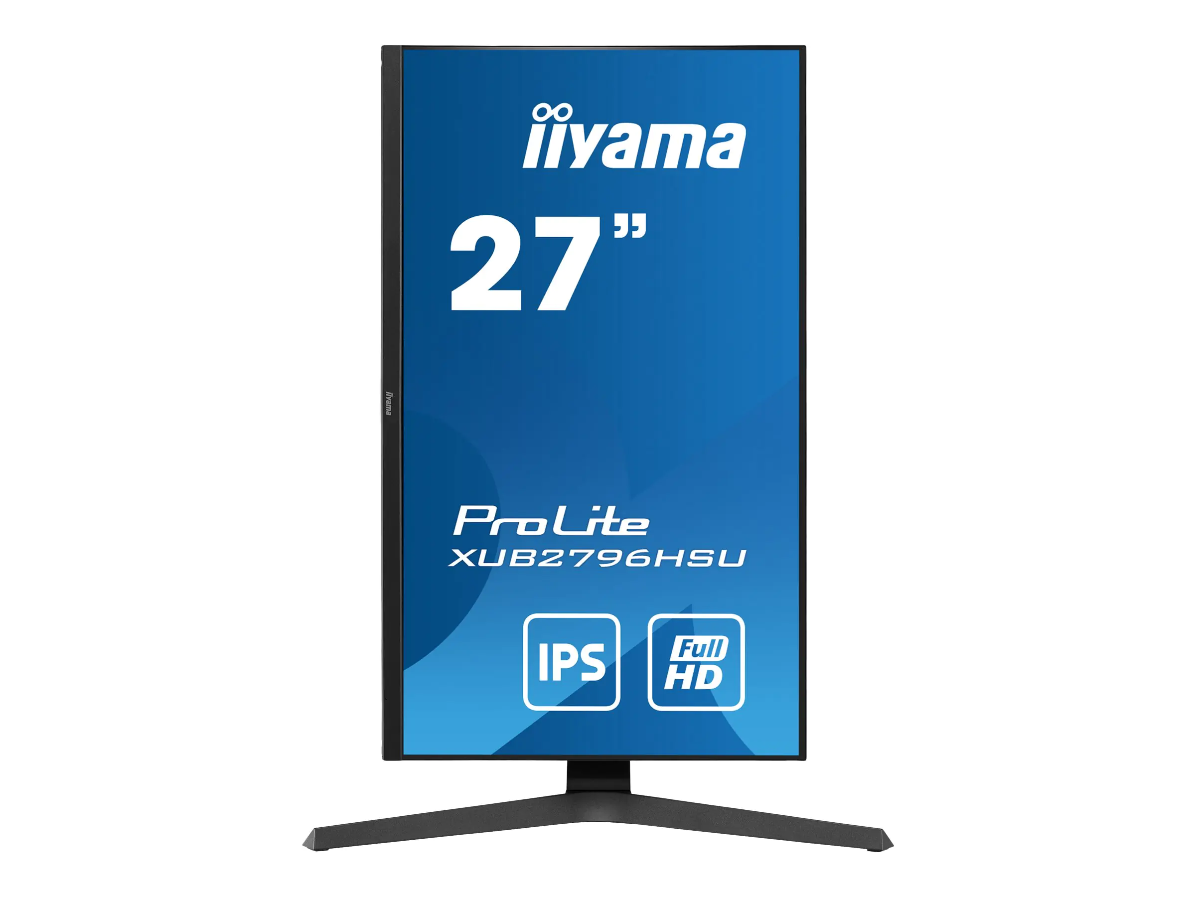 Iiyama ProLite XUB2796HSU-B1 - LED-Monitor - 68.6 cm (27") - 1920 x 1080 Full HD (1080p) @ 75 Hz - IPS - 250 cd/m² - 1000:1 - 1 ms - HDMI, DisplayPort - Lautsprecher