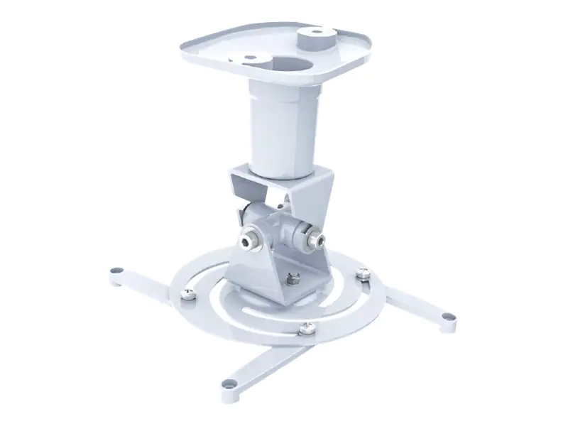 TECHly - Klammer für Projektor - Aluminium - weiß - Deckenmontage